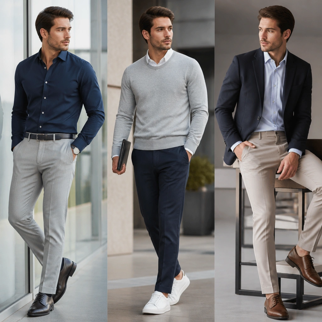 Modern Men’s Business Casual Work Attire Outfits