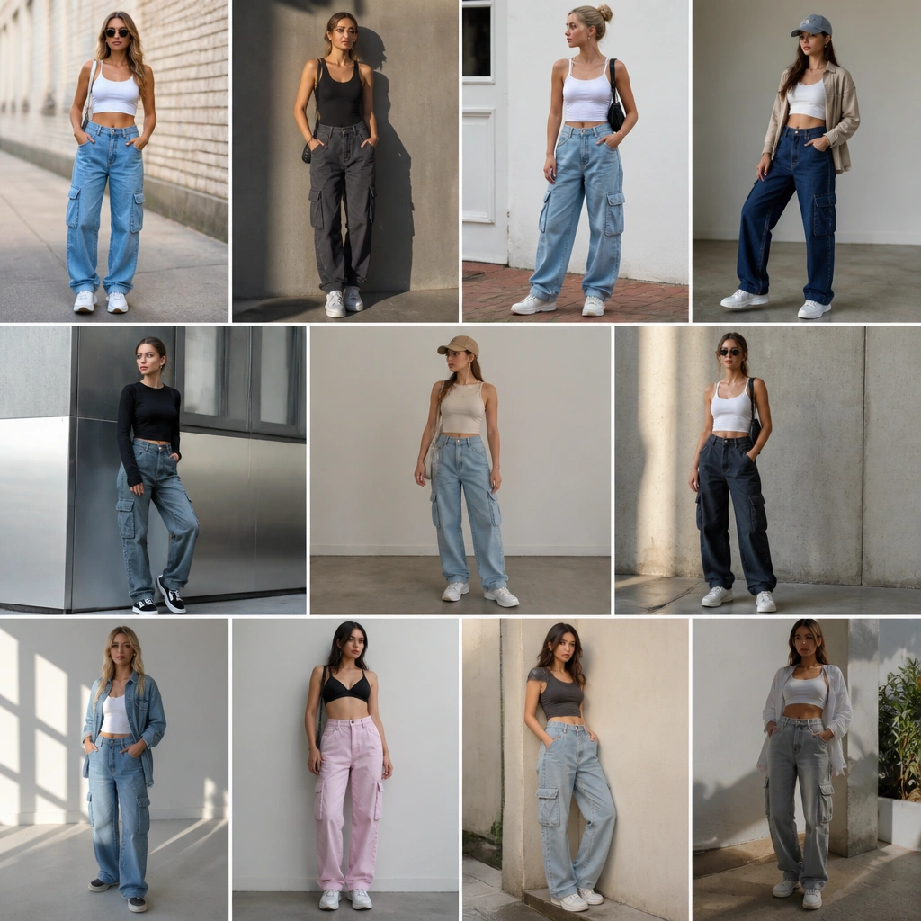 11 Modern Cargo Jeans Outfit Ideas