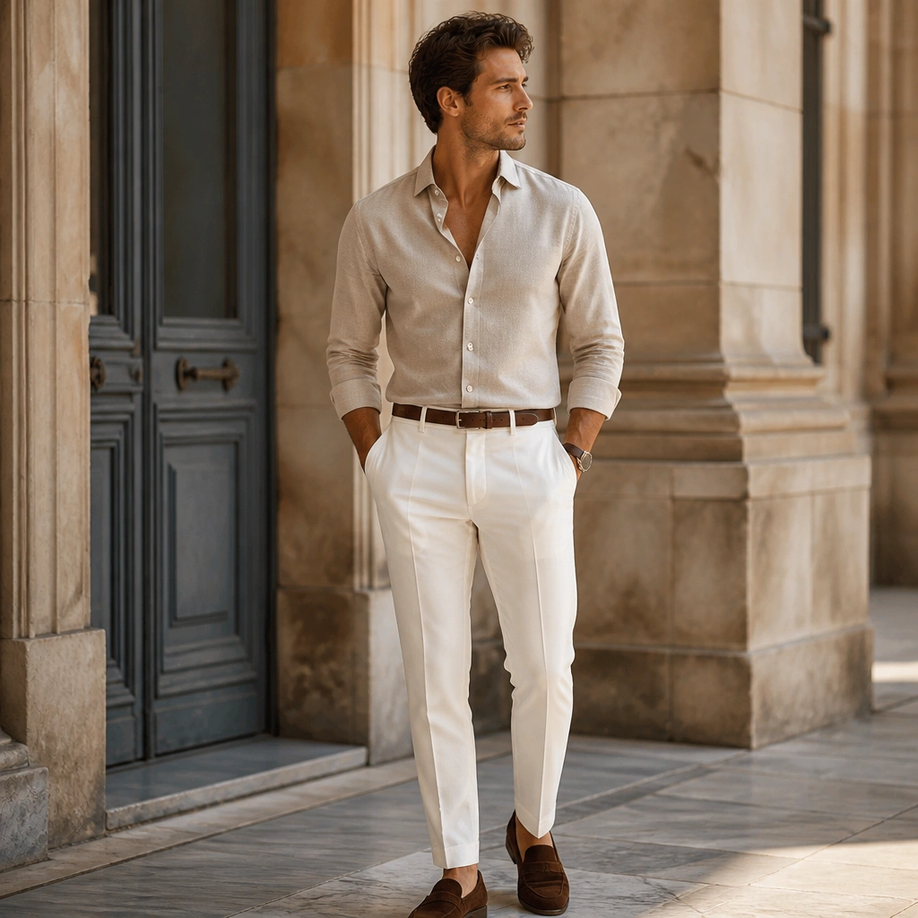 Luxury-Feel Summer Business Casual Outfits for Men