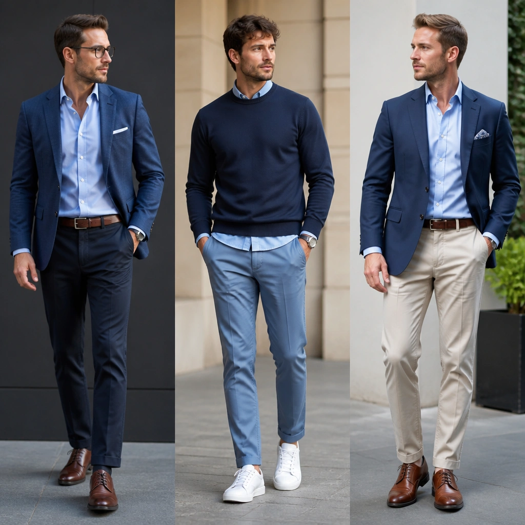 Blue Business Casual Outfits for Men: Mistakes to Avoid