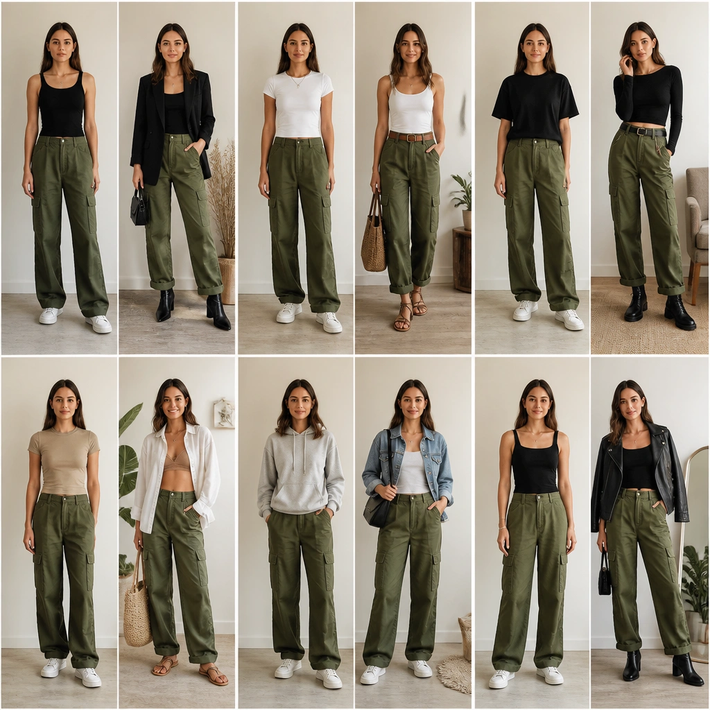 12 Green Cargo Jeans Transformations (Before & After)