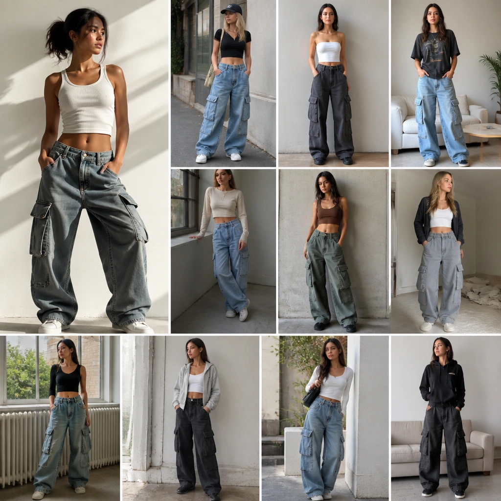 11 Budget Baggy Cargo Jeans Outfit Ideas