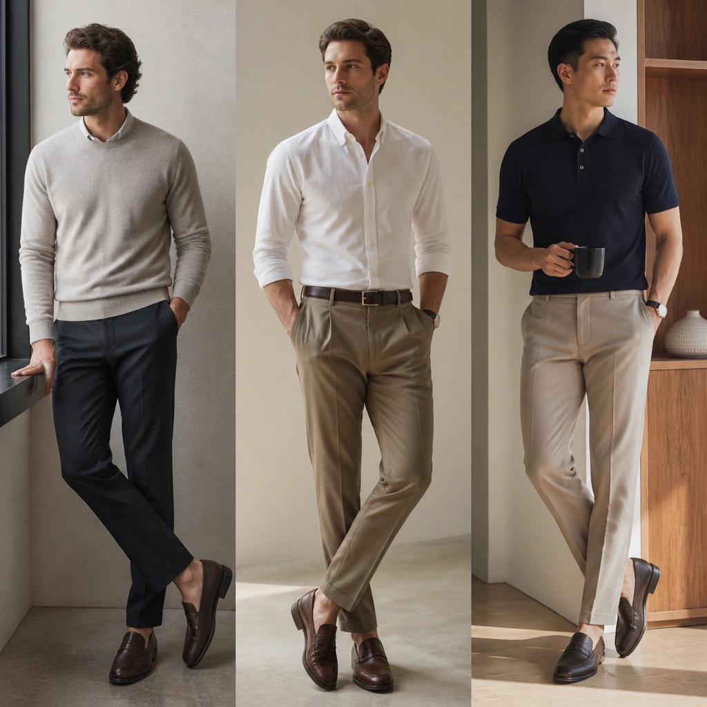 Aesthetic Business Casual Outfits for Men at Work