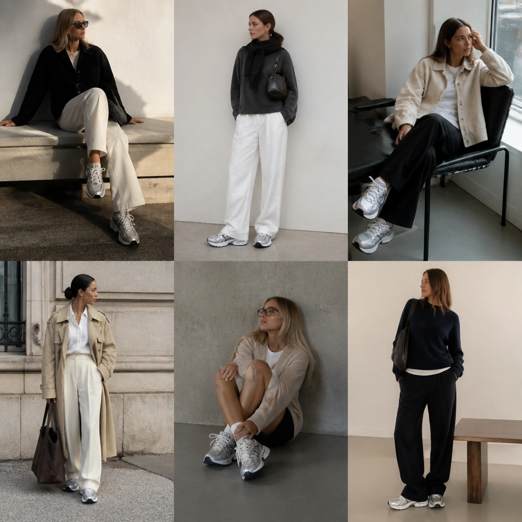 Low-maintenance ASICS sneakers outfit ideas for 1130