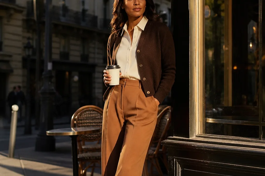 Brown Cardigan Outfit Ideas for Women