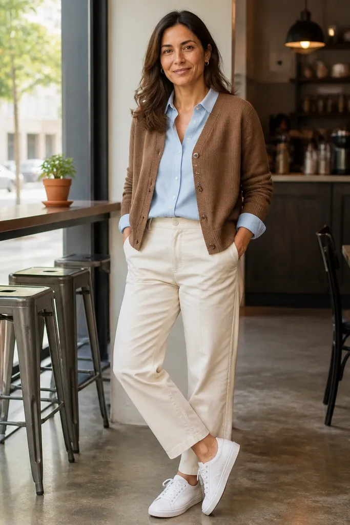 Brown Cardigan Outfit Men Will Actually Wear