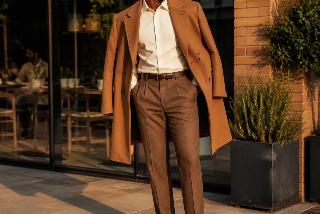Capsule Wardrobe Brown Dress Outfit