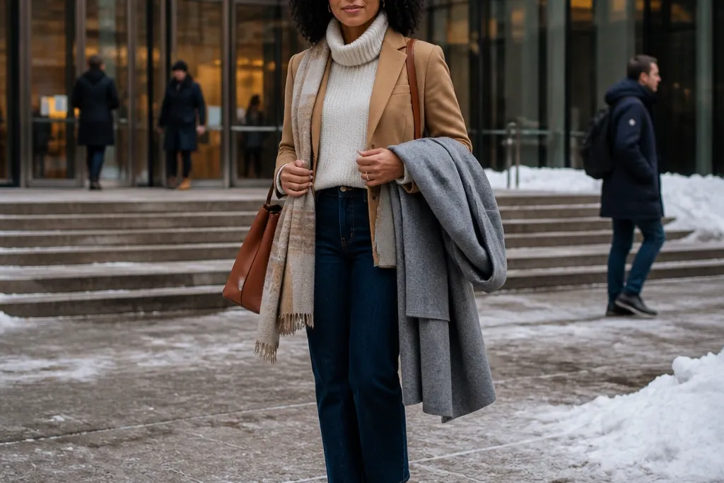 25 Casual Winter Work Outfits for Women I'd Wear Again