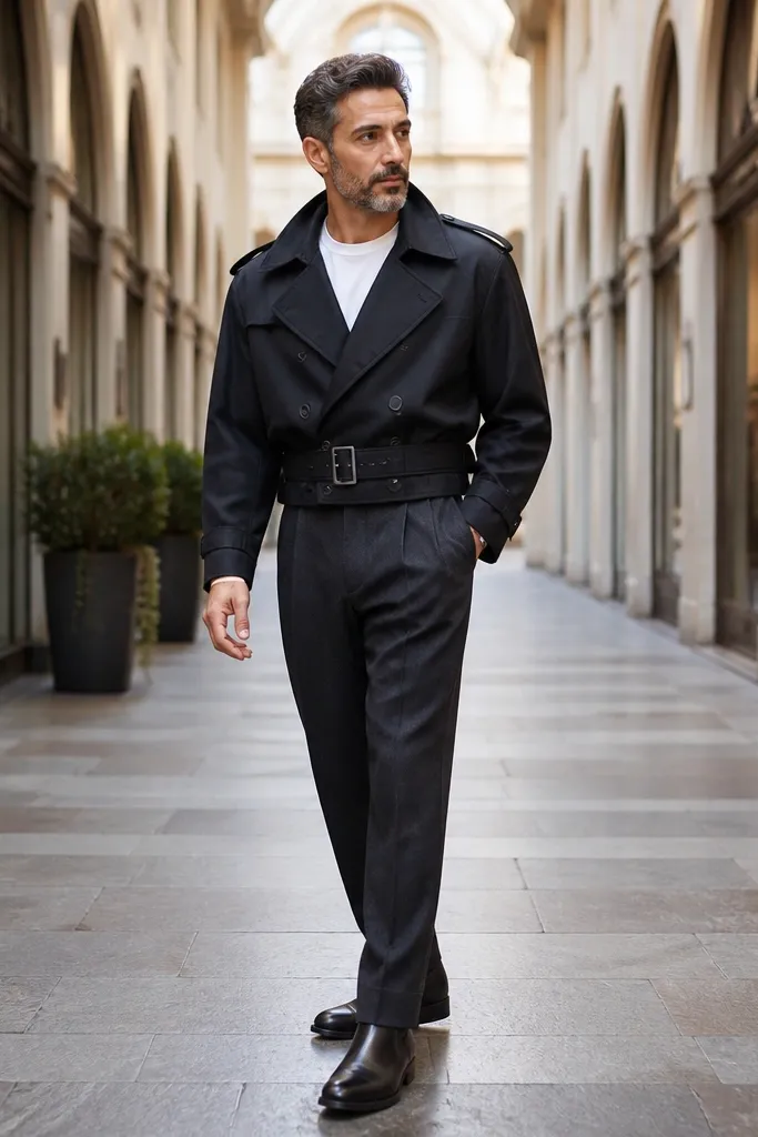 Cropped Black Trench Coat Outfit Ideas to Try