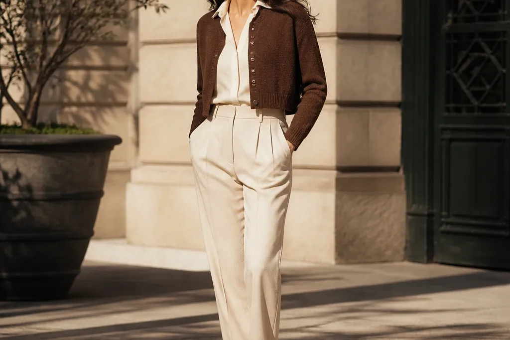 Cropped Brown Cardigan Outfit Guide for Easy Styling