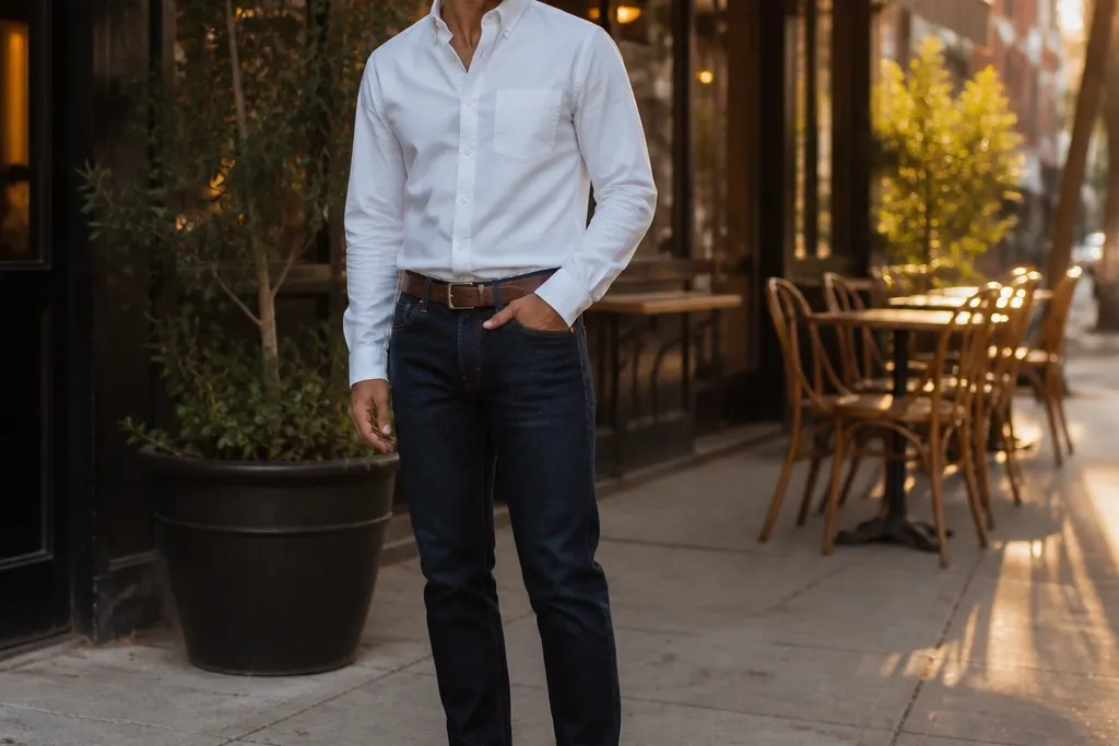 20 Dark Blue Jeans Outfit Men Outfits