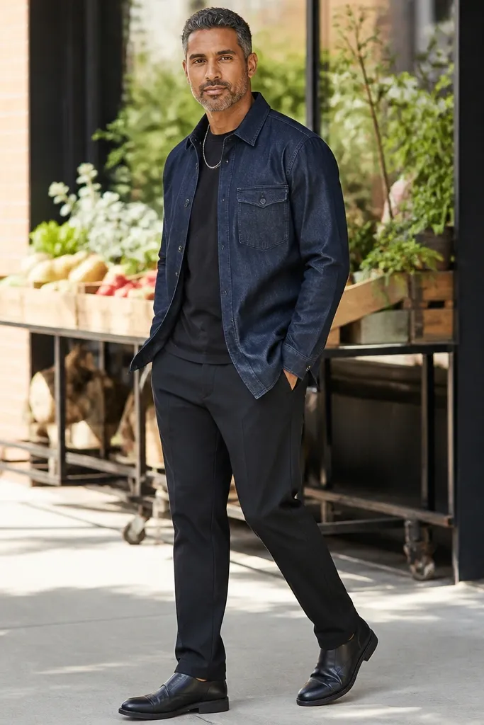 Dark Denim Top Outfit Ideas on a Budget