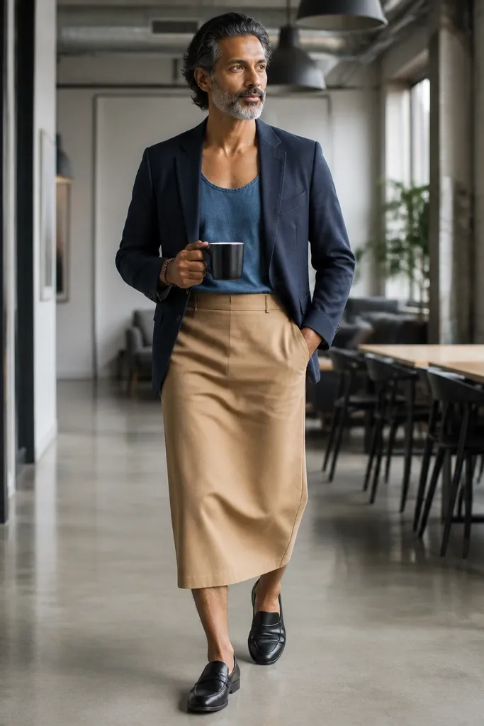 Denim Tank Top Outfit Ideas for Business Casual