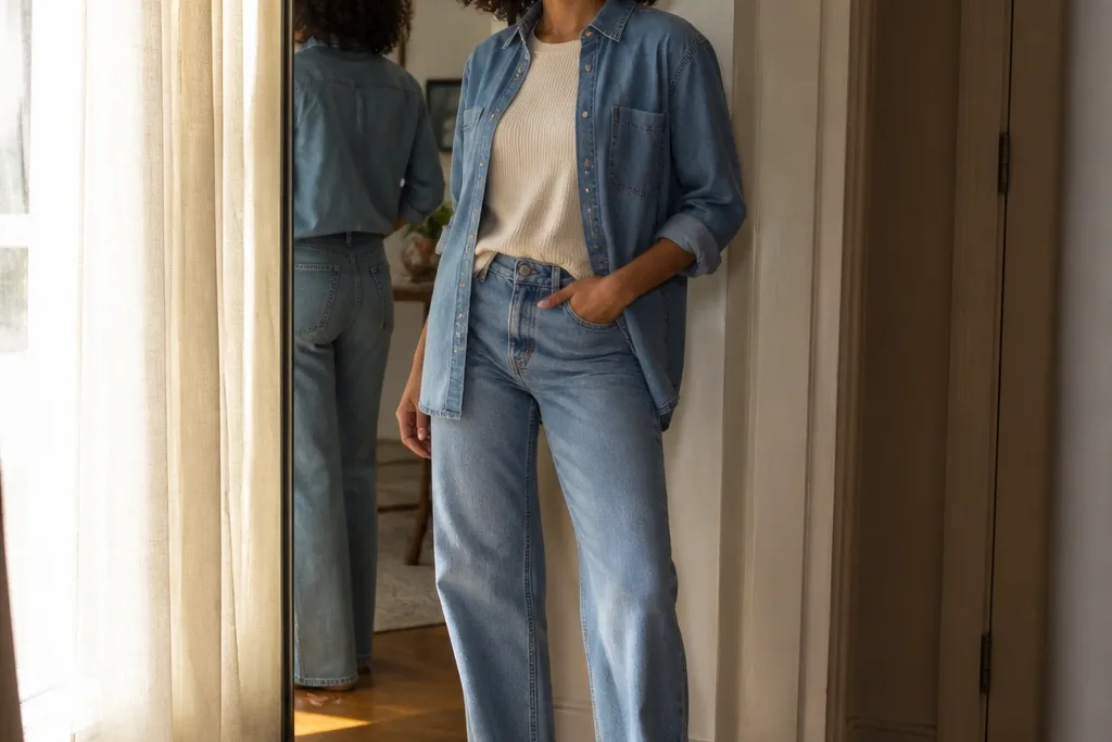 Denim Top Outfit Ideas for a Capsule Wardrobe