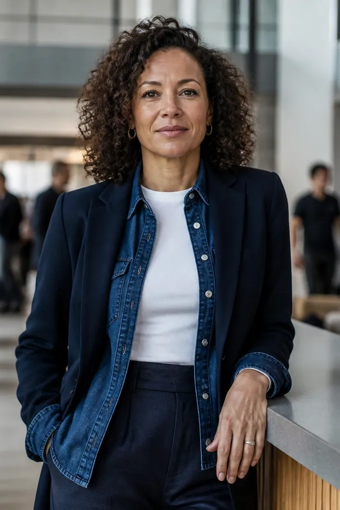 Denim Top Outfit Ideas for Work