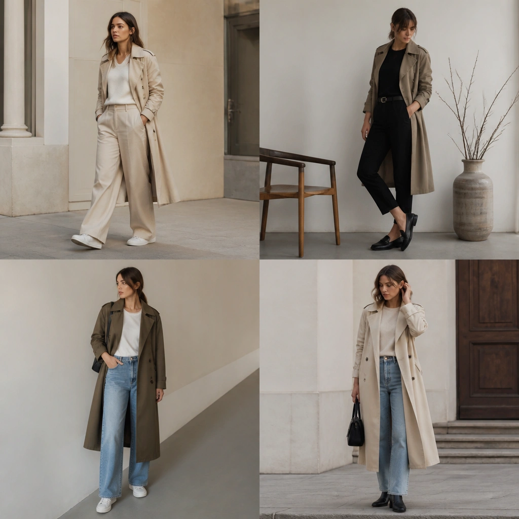 Renter-Friendly Long Trench Coat Outfit Ideas