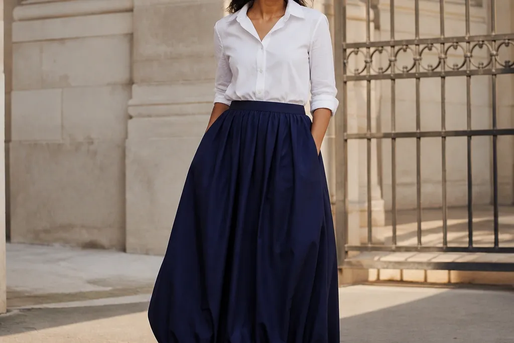 Maxi Bubble Skirt Outfit Ideas Worth Trying