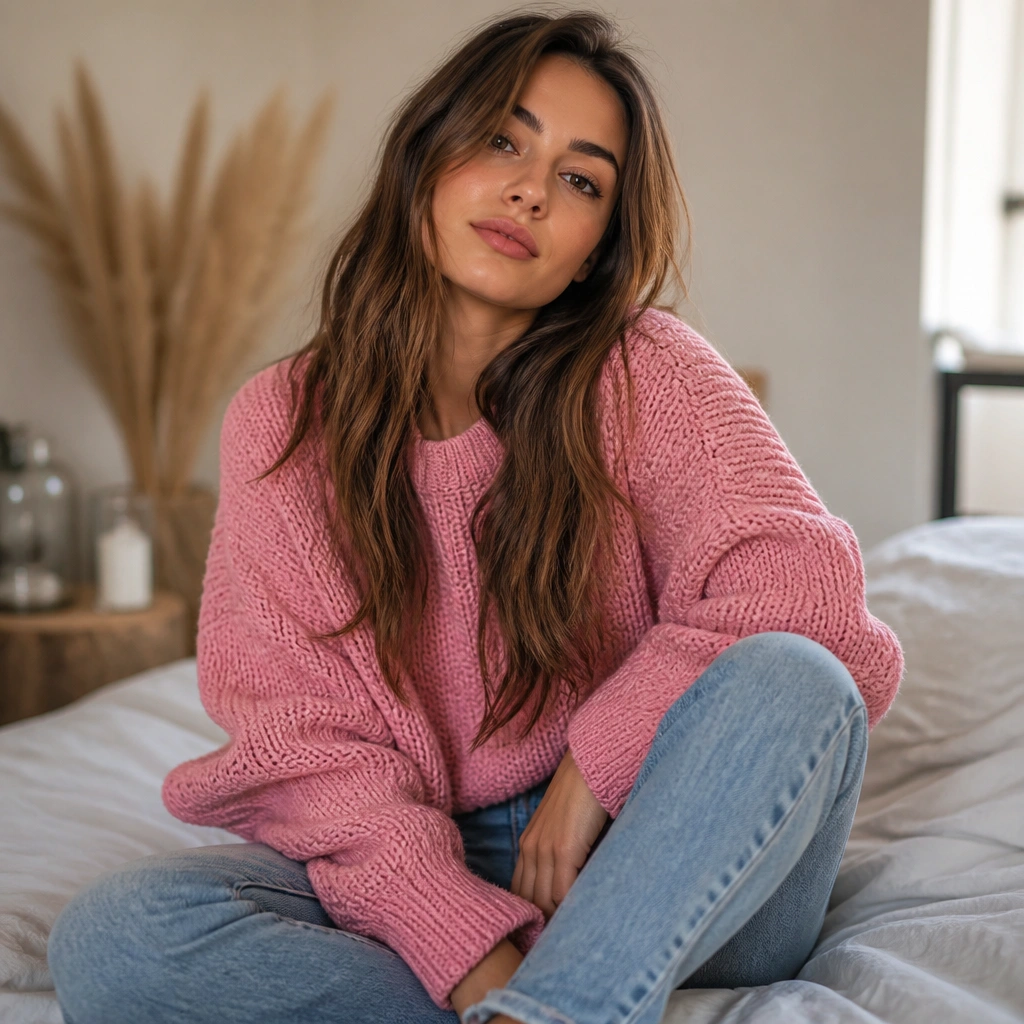 Mistakes I Wish I Knew: Pink Sweater Outfit + Jeans