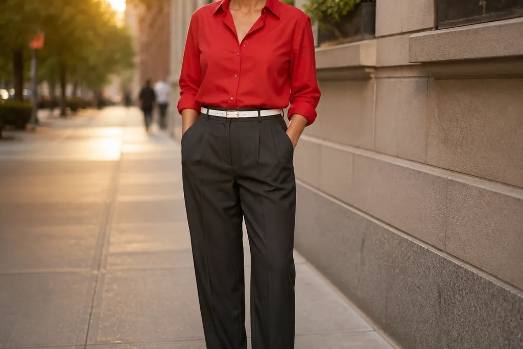 20 Outfit with Red Shirt Ideas That Always Look Good