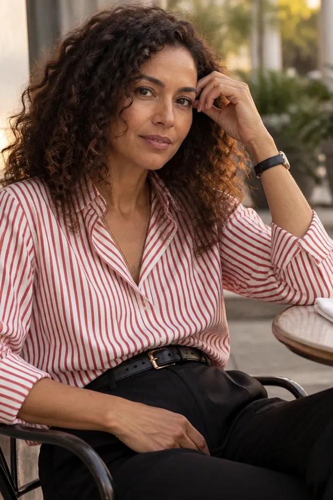 20 Red and White Striped Shirt Outfit Ideas