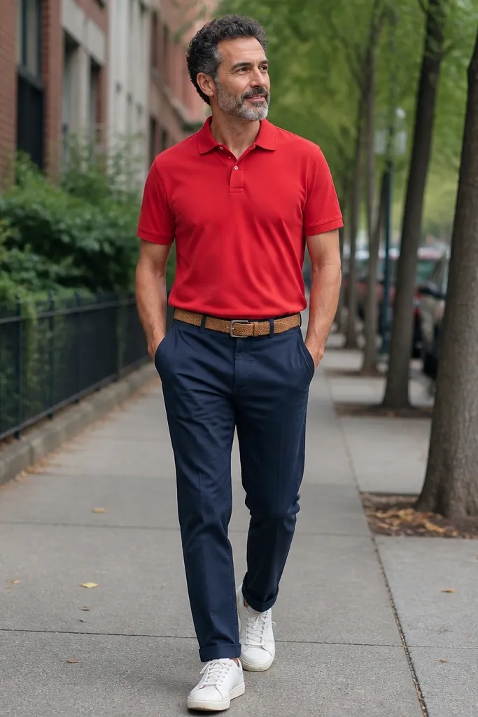 15 Red Polo Shirt Outfit Men Will Actually Wear