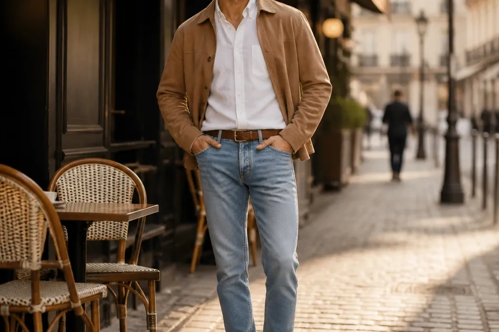 20 Sky Blue Jeans Outfit Men Outfits