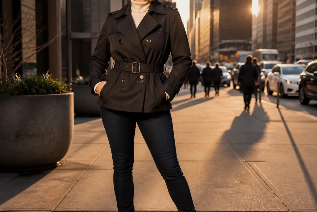 Tall Short Black Trench Coat Outfit Looks I'd Repeat
