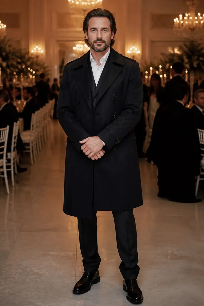 Black Trench Coat Outfit Ideas for Weddings