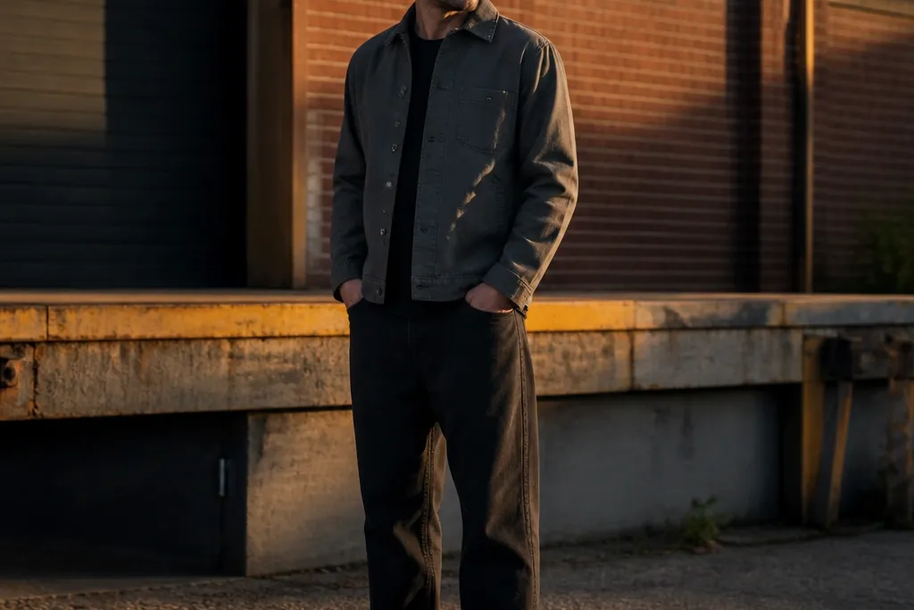 Workwear baggy clothes outfit men
